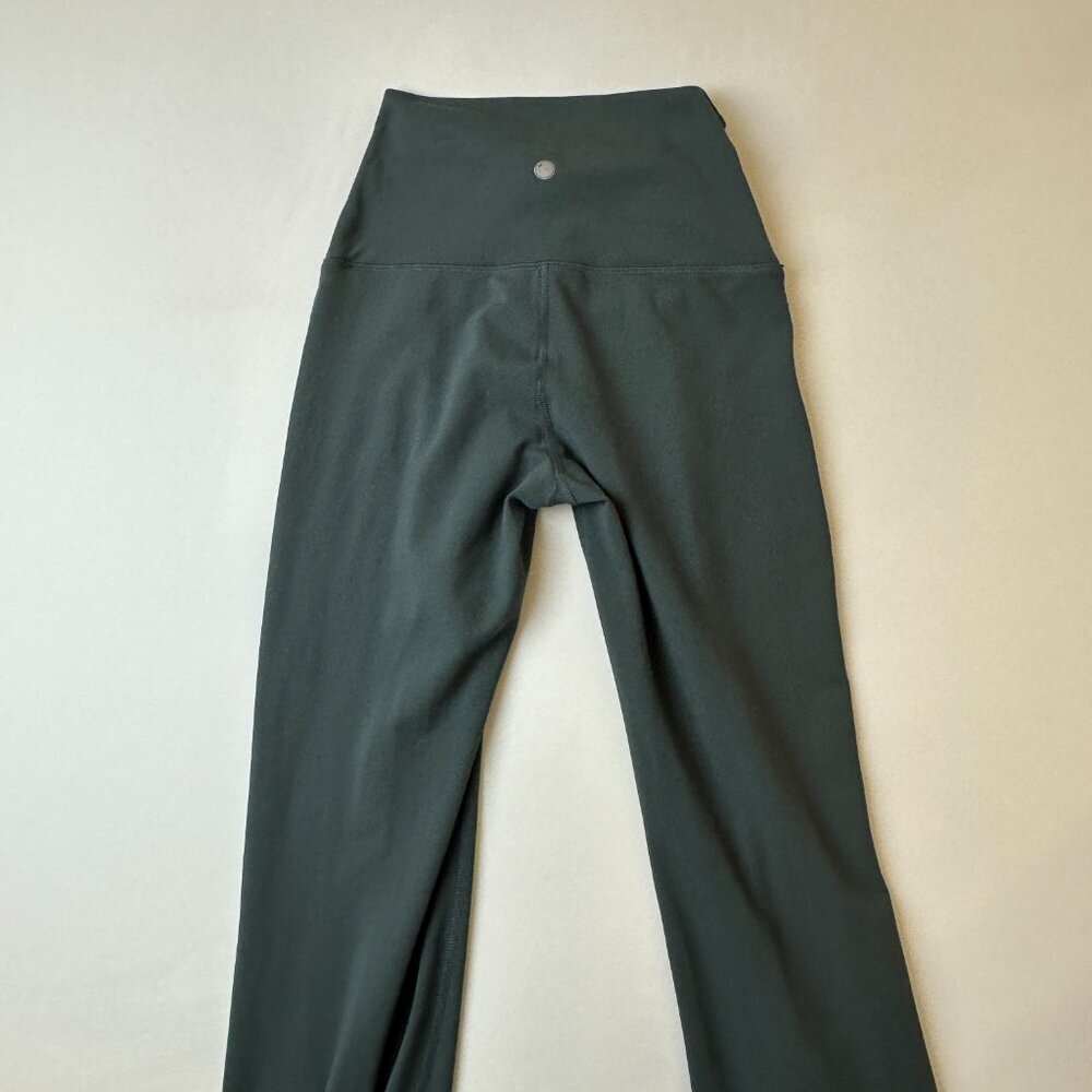 Yogalicious Pants Womens XS Green High Rise Flare Leg Yoga Leggings Athletic - Picture 10 of 11